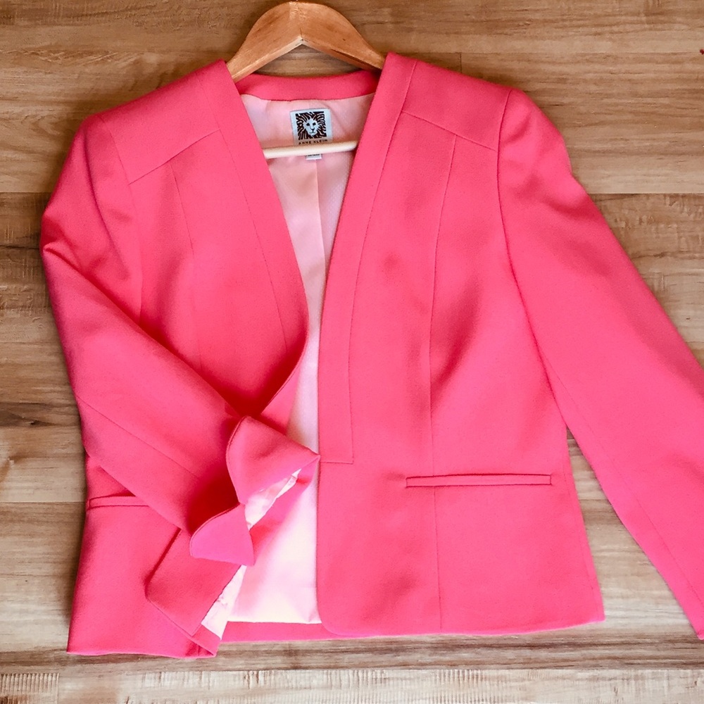 Anne Kline Pink Blazer